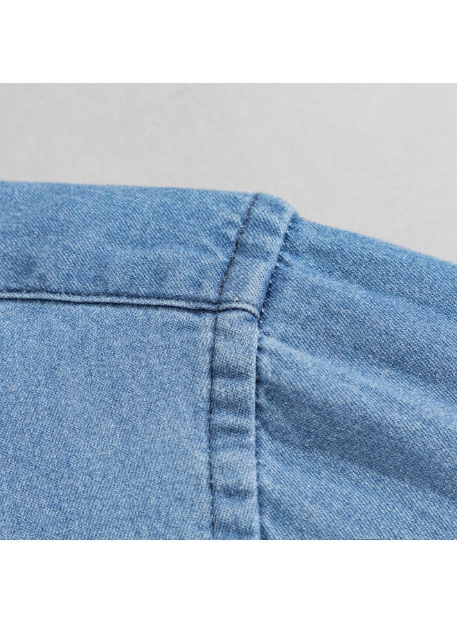Fapai Spring And Autumn Men's Single-wear Denim Jacket Men's Casual Versatile Denim Shirt Men - Image 5